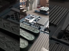 주문형 둥근 톱 컬러 인테리어 도어 유리 삽입